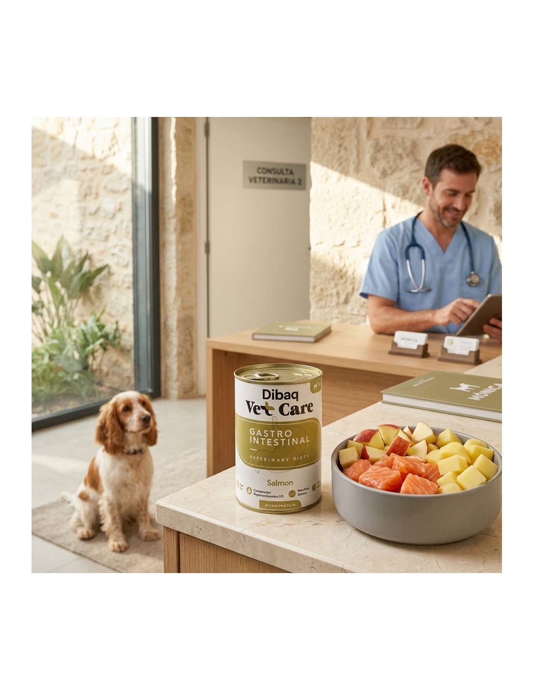 Dibaq Vet Care Dog Gastrointestinal Salmão 380gr