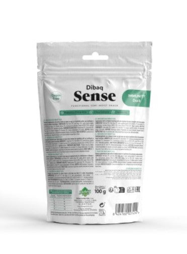 Dibaq Sense Snacks Immunity Duck - Para cão adulto | fortalece sistema imunitário - Pato