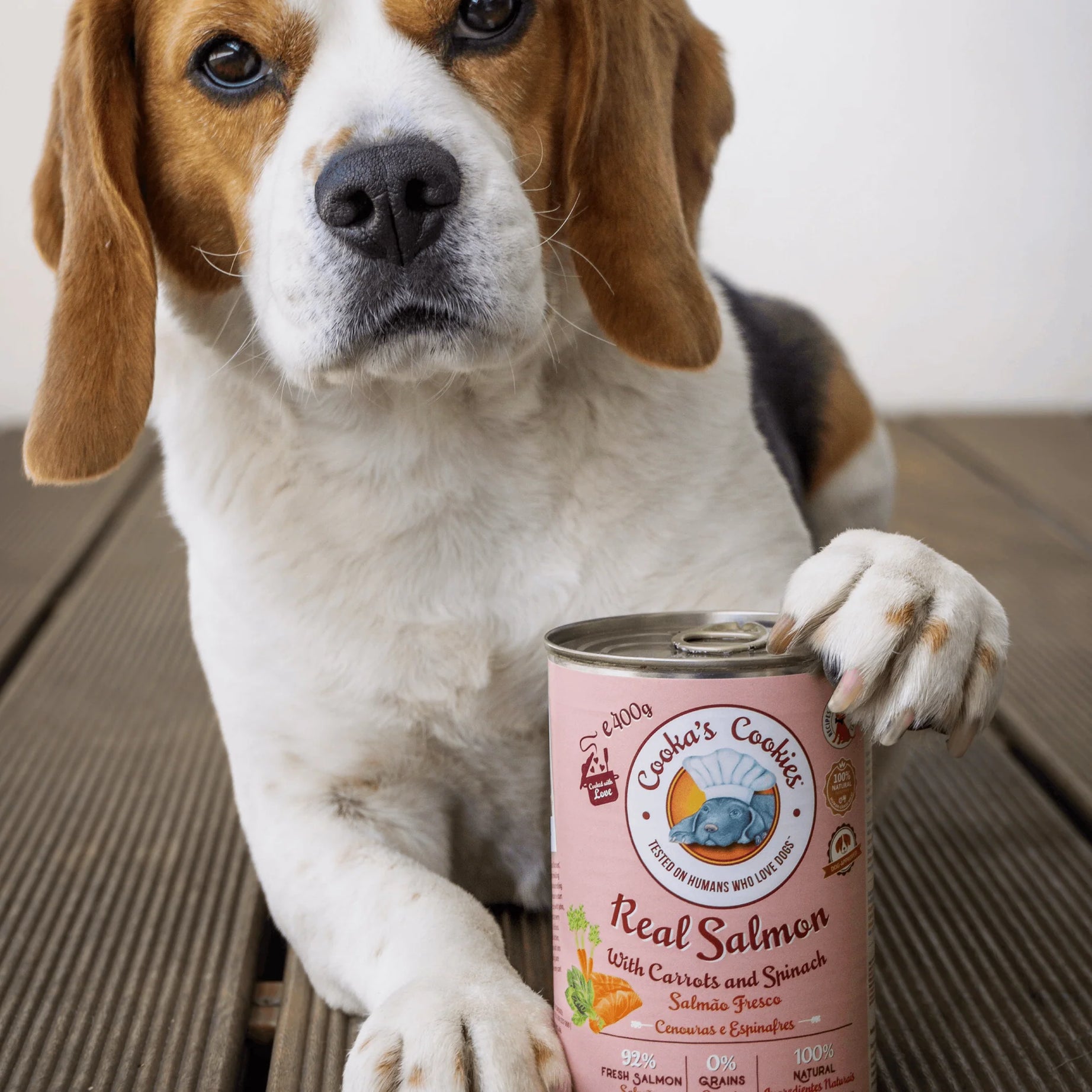 Cooka´s Cookies Real Salmon, Carrots & Spinach 400g