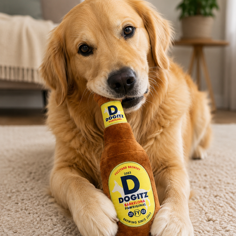 Brinquedo para Cão FuzzYard - Drinks - Beer - Dogitz Beer