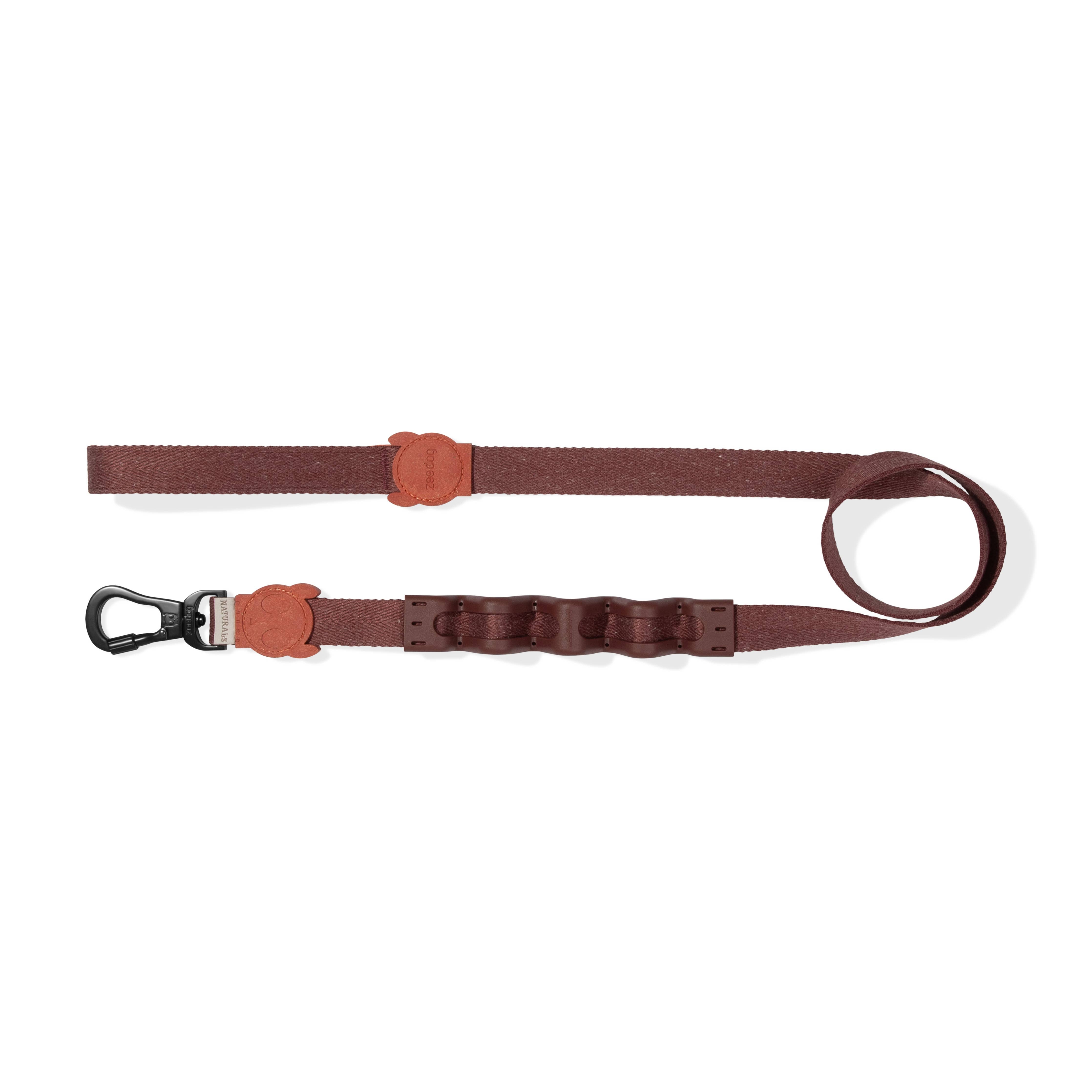 Trela Ruff Leash Zee.Dog Naturals 2.0 Cacau: S