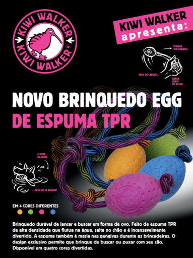Kiwi Walker Brinquedo Flutuante com Corda Ovo Maxi