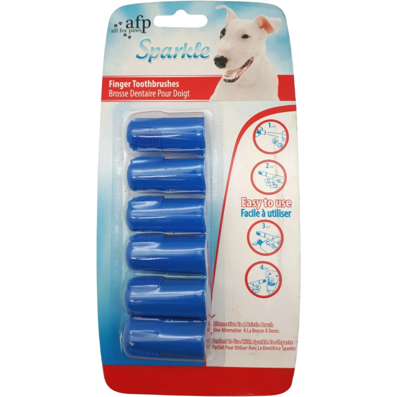 AFP Sparkle Escova de Dentes de Dedo - 6 Unidades