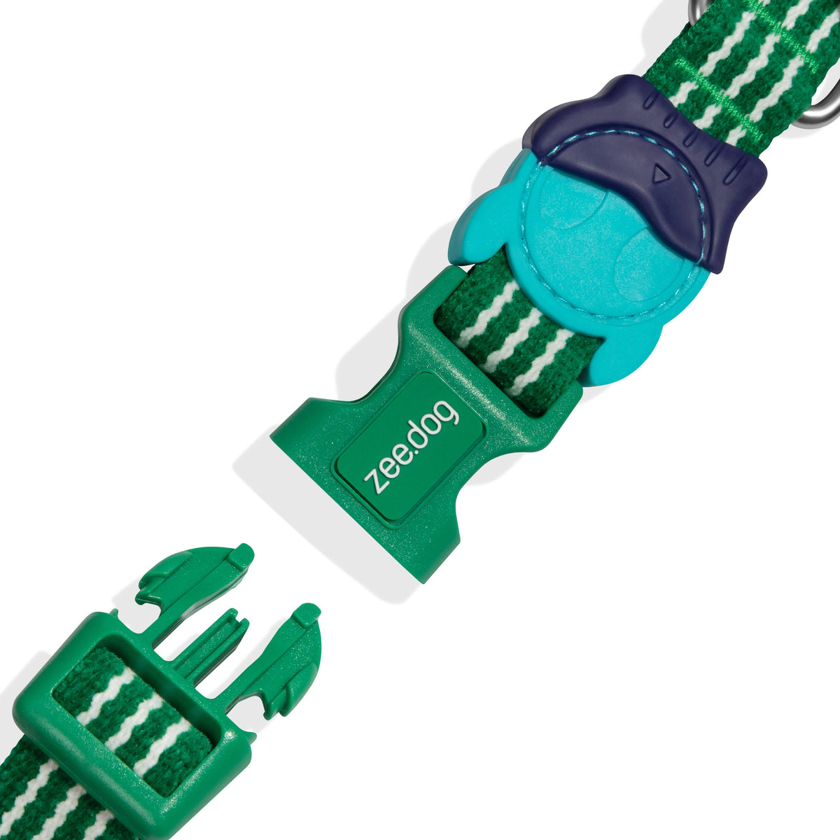 Coleira Zee.dog Velvet Vibes Verde | M