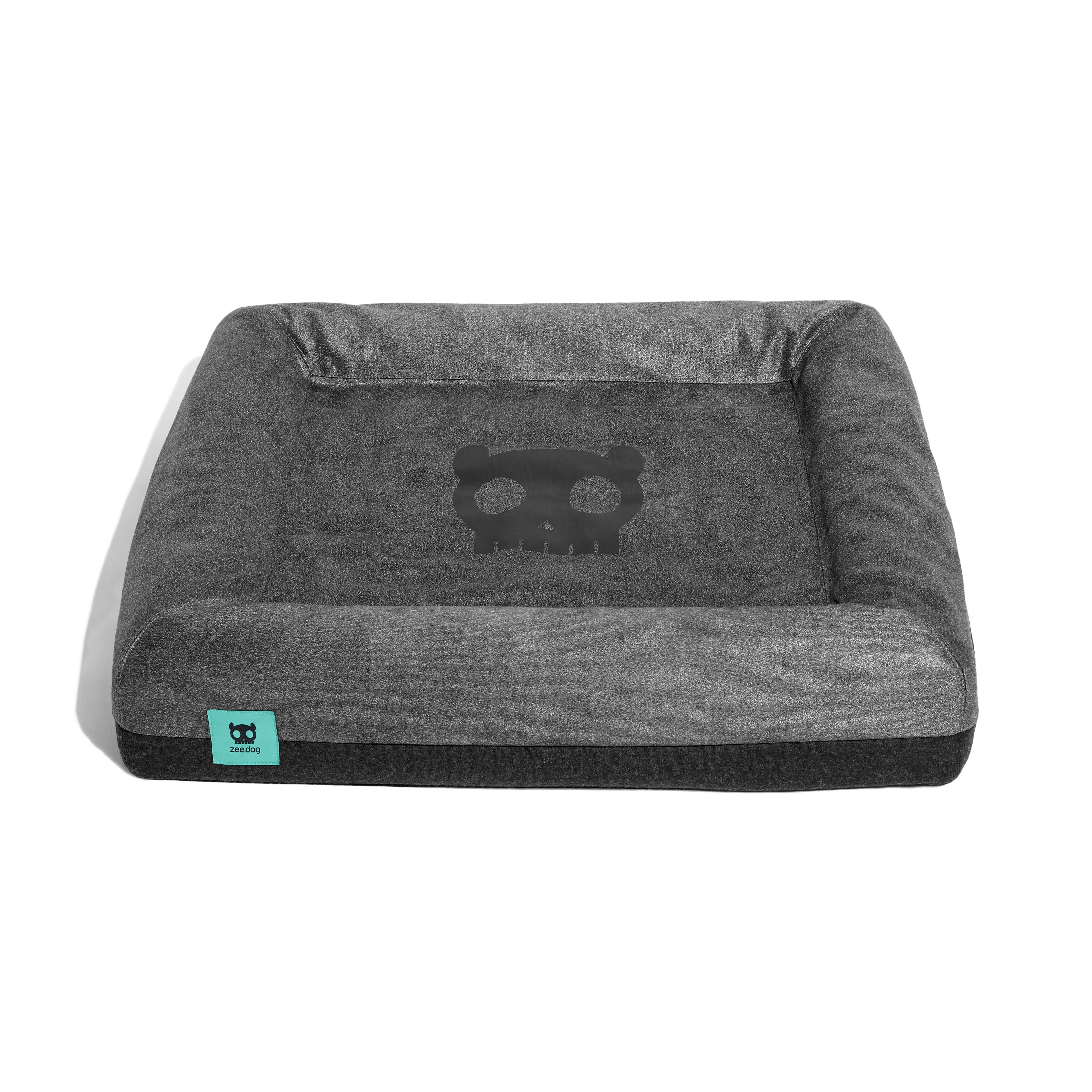ZEE.BED SKULL - Cama ortopédica de espuma viscoelástica para cães: Grande