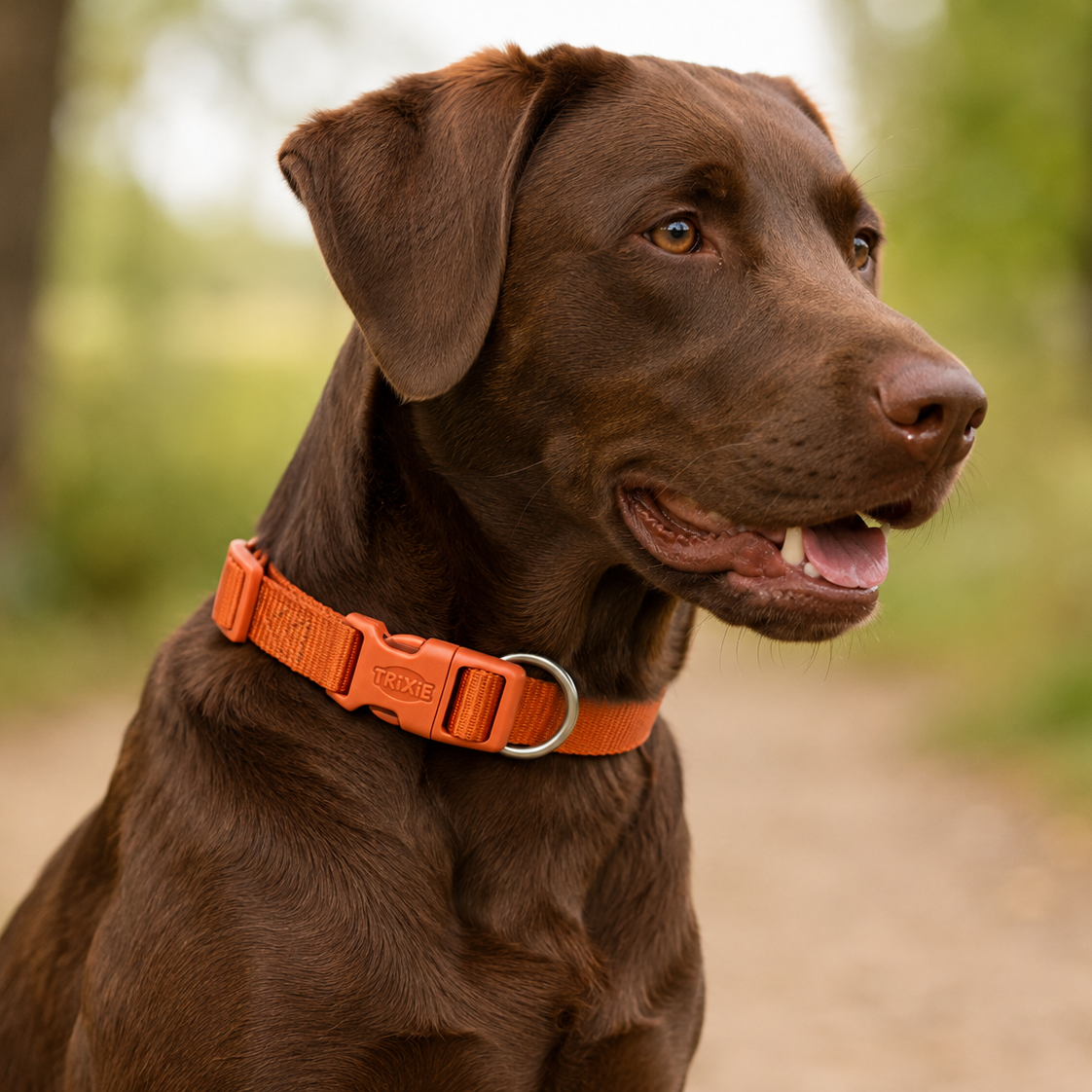 Coleira Premium Trixie para cão | Ferrugem
