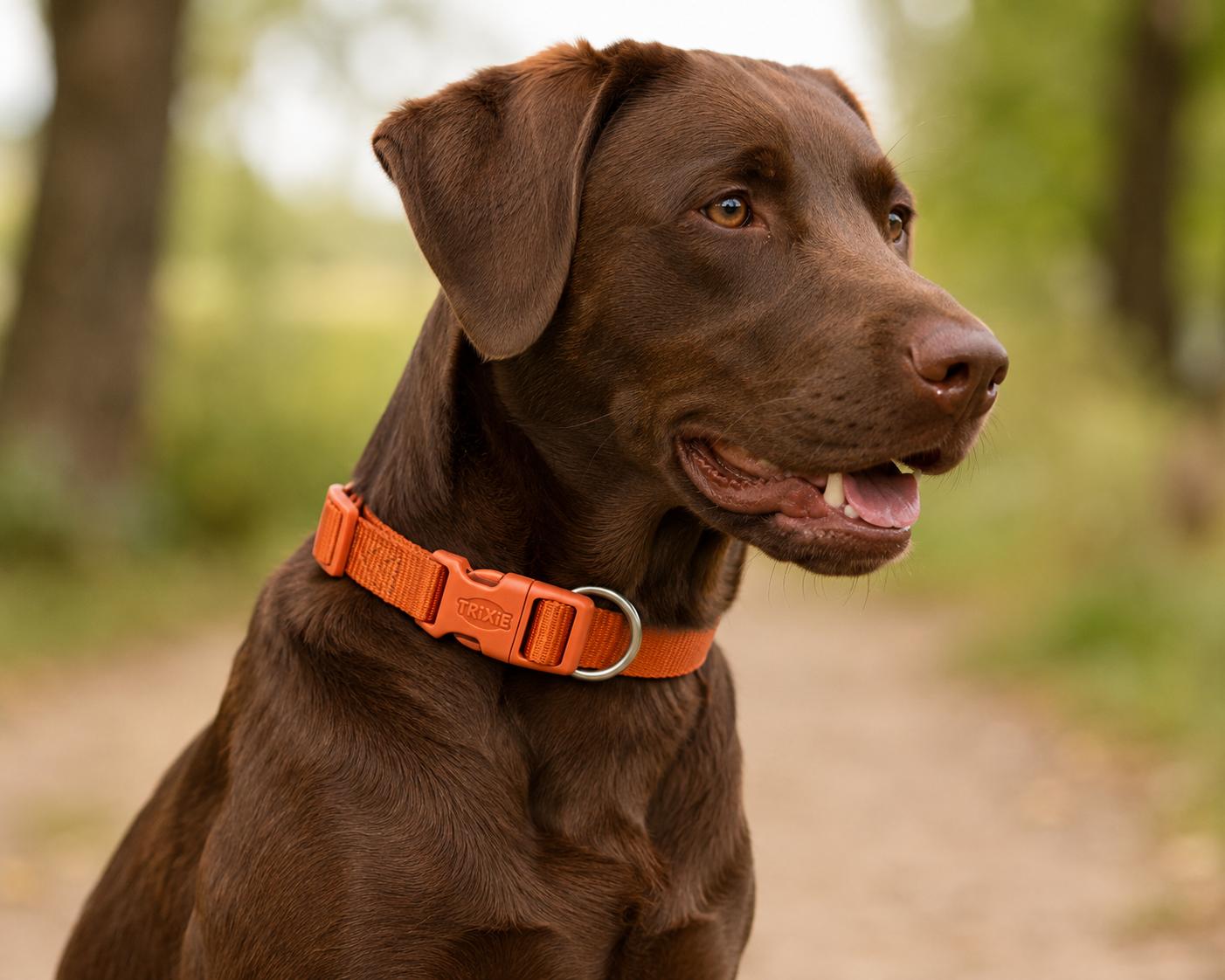 Coleira Premium Trixie para cão | Ferrugem