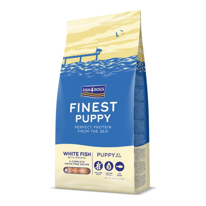 Fish4dogs Ração Seca Cachorro Peixe Branco & Batata