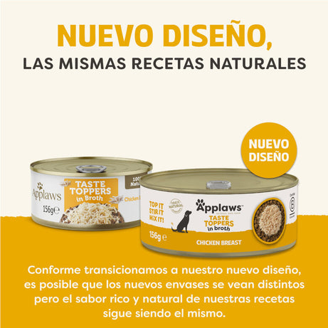 Applaws - Taste Toppers em caldo | Frango