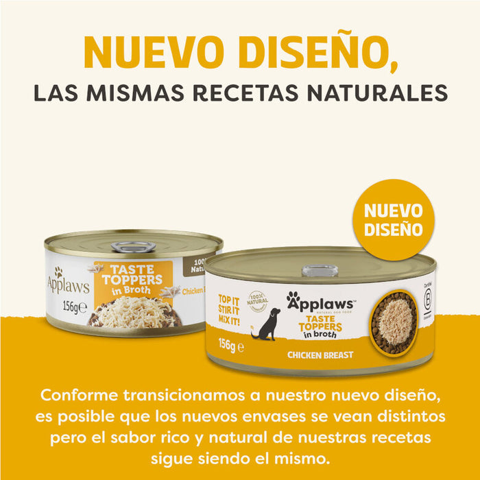Applaws - Taste Toppers em caldo | Frango