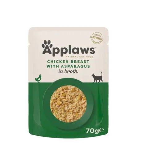 Applaws - Ração húmida para gatos | Frango com Espargos