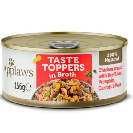 Applaws - Taste Toppers em caldo | Frango, Fígado de vaca e Vegetais