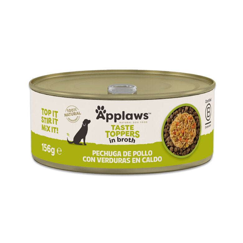 Applaws - Taste Toppers em caldo | Frango com Vegetais