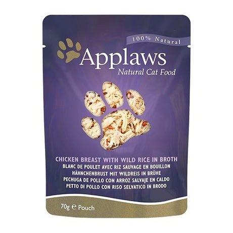 Applaws - Ração húmida para gatos | Frango com Arroz selvagem
