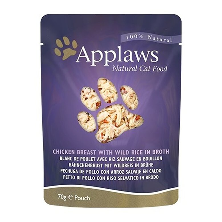 Applaws - Ração húmida para gatos | Frango com Arroz selvagem