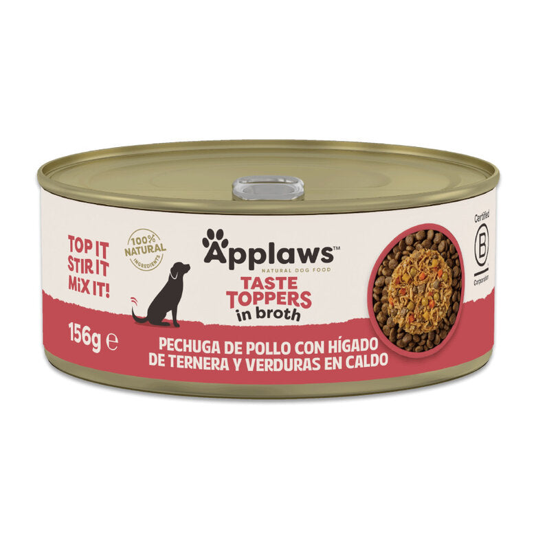 Applaws - Taste Toppers em caldo | Frango, Fígado de vaca e Vegetais