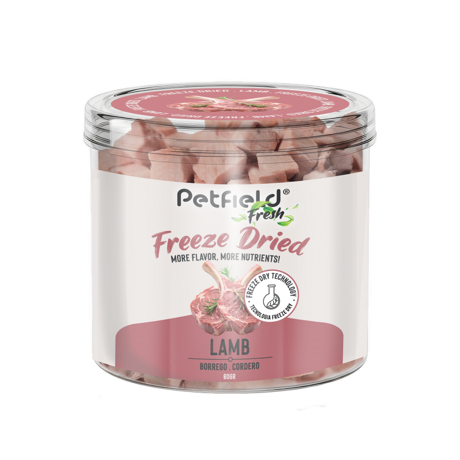 Petfield Fresh Freeze Dried, Snack para cães e gatos liofilizados