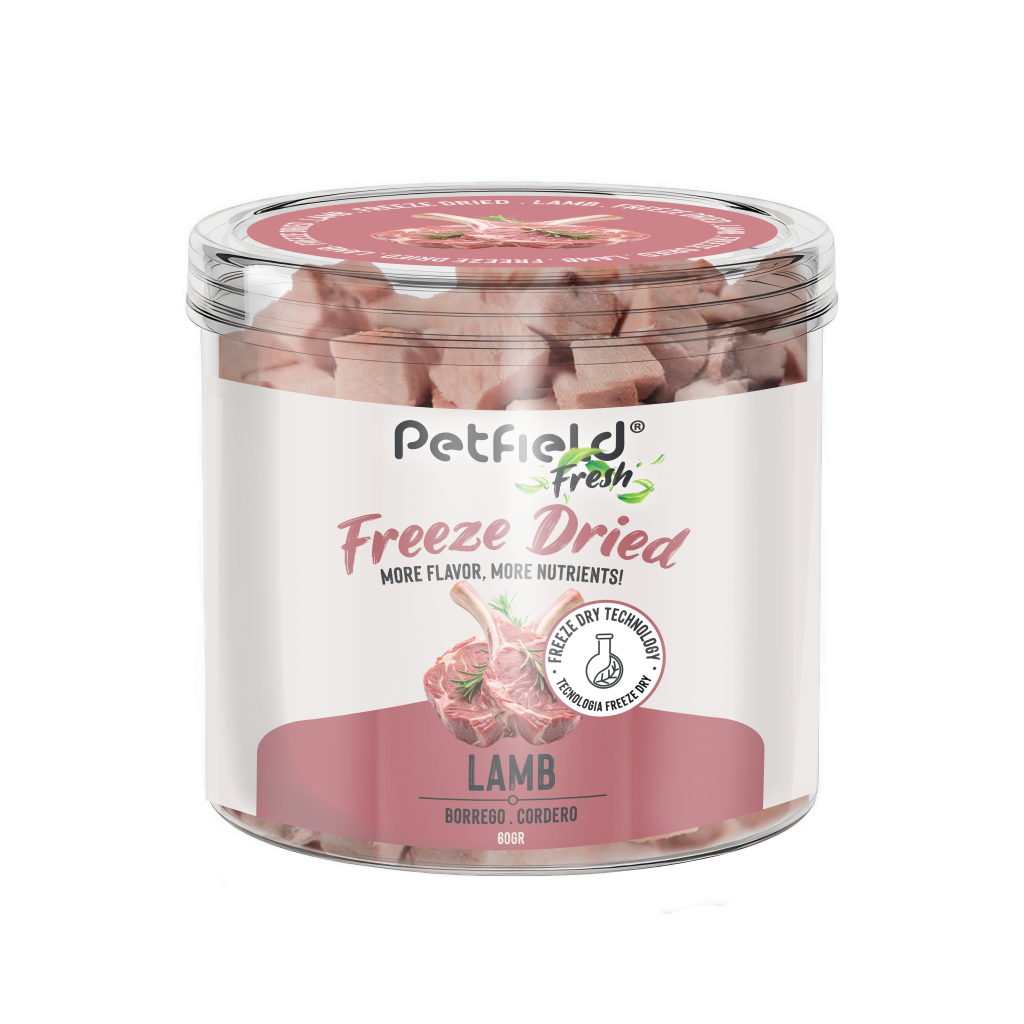 Petfield Fresh Freeze Dried, Snack para cães e gatos liofilizados