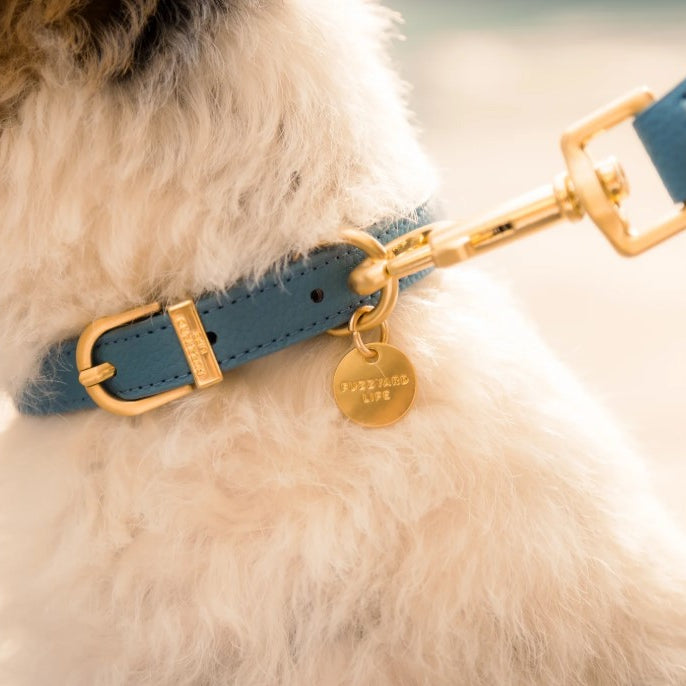 FuzzYard LIFE Cotton Collar - French Blue