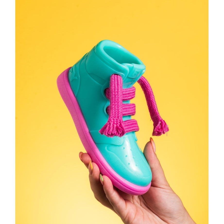 FuzzYard Brinquedo Interativo para Roer com Dispensador de Snacks – Fresh Kicks n' Licks