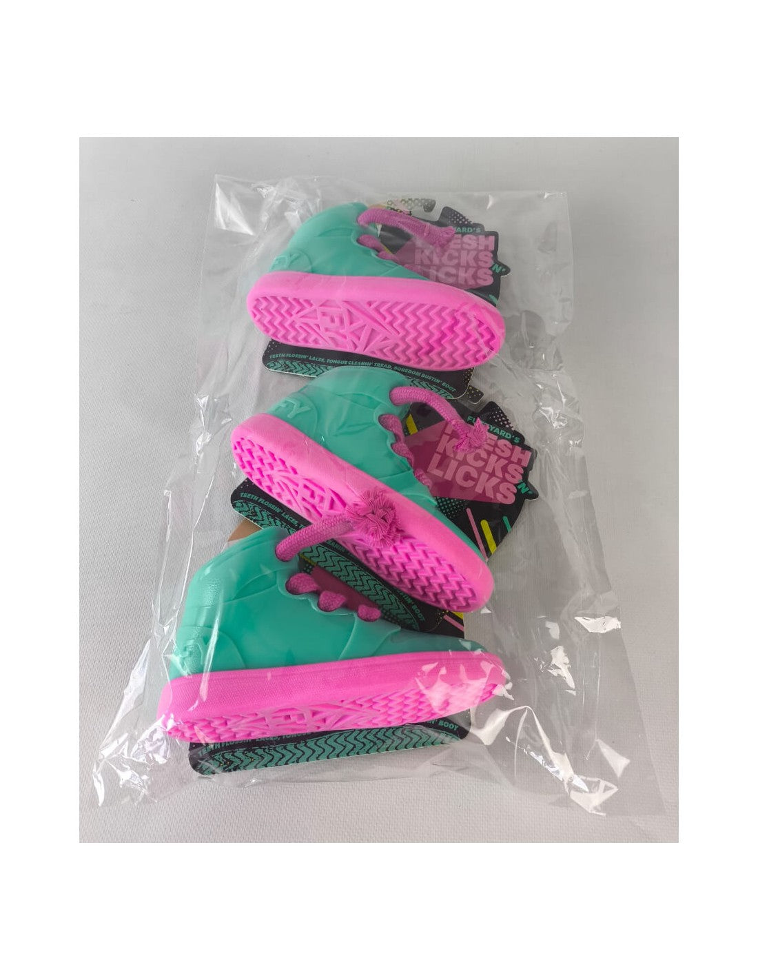 FuzzYard Brinquedo Interativo para Roer com Dispensador de Snacks – Fresh Kicks n' Licks
