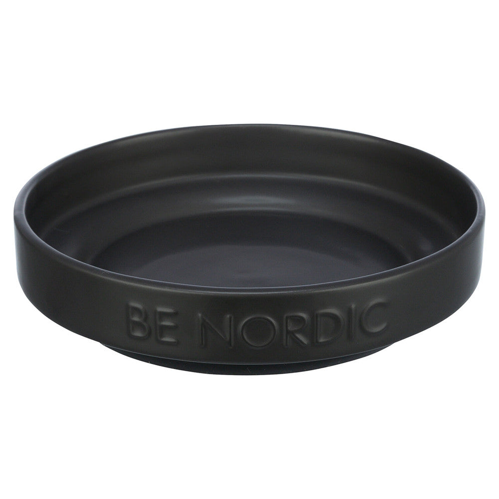 GAMELA PARA GATOS EM CERÂMICA "BE NORDIC" PRETO 0,3LT/16CM