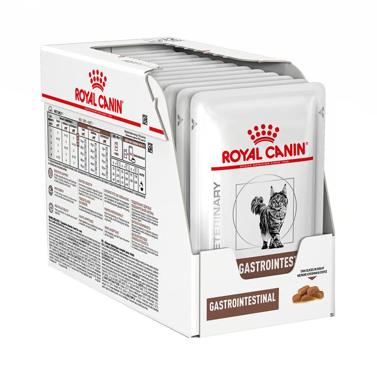 Royal Canin® Veterinary Gastrointestinal – Alimento Húmido para Gatos Adultos com Sensibilidades Gastrointestinais