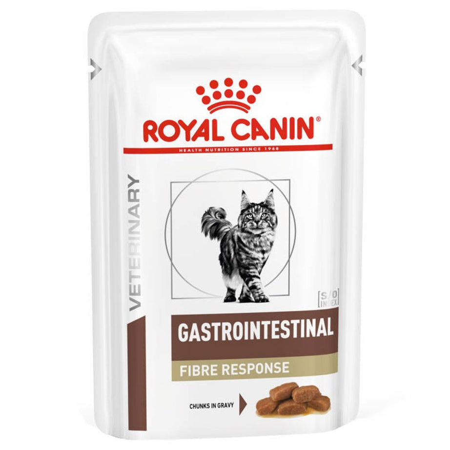 Royal Canin® Veterinary Gastrointestinal Fibre response – Alimento Húmido para Gatos Adultos com Frango | Fatias Finas em Molho (Cópia) (Cópia)