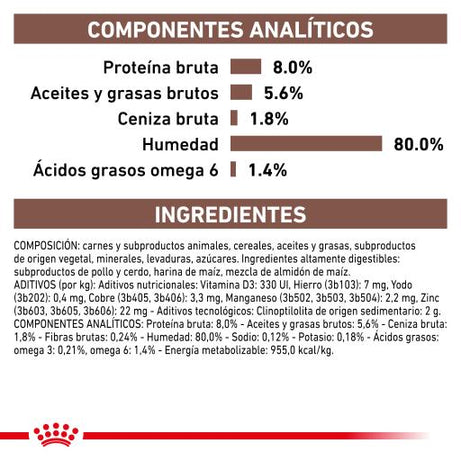 Royal Canin® Veterinary Gastrointestinal – Alimento Húmido para Gatos Adultos com Sensibilidades Gastrointestinais