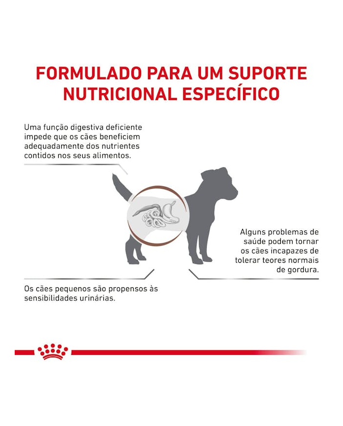 Royal Canin® Veterinary Gastrointestinal Low Fat Small Dog – Ração para Cães Adultos de Raças Pequenas com Baixo Teor de Gordura