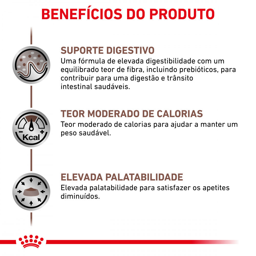 Royal Canin® Veterinary Gastrointestinal Moderate Calorie – Alimento Húmido para Gatos Adultos com Sensibilidade Gastrointestinal