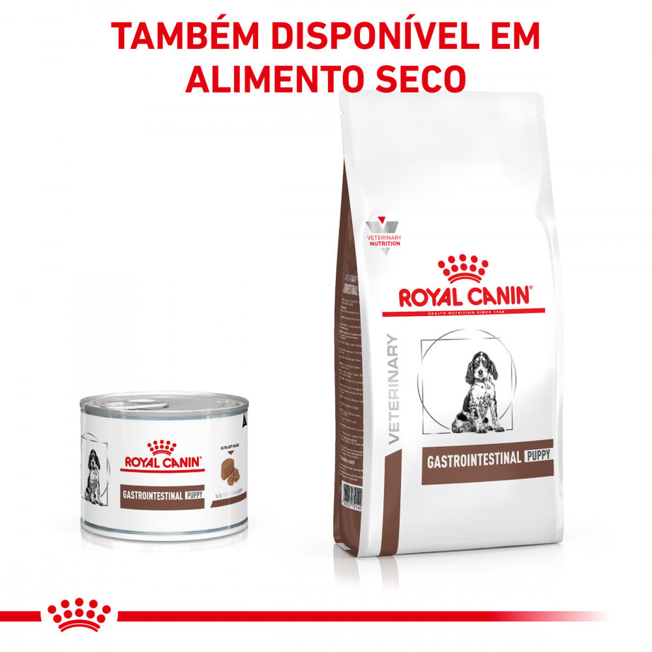 Royal Canin® Veterinary Gastrointestinal Puppy – Alimento Húmido para Cachorros com Sensibilidades Gastrointestinais (Mousse)