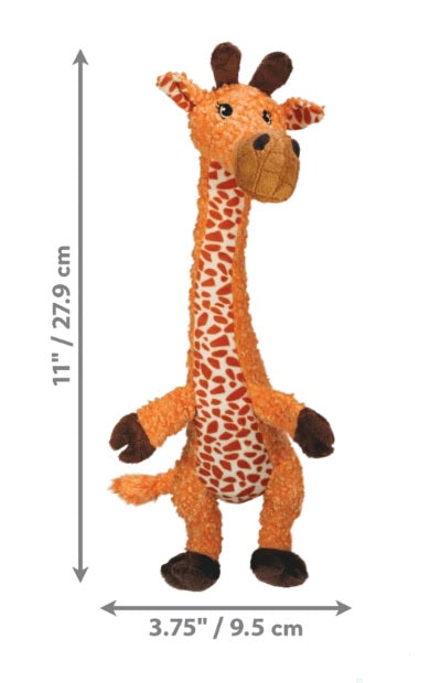 KONG Shakers Luv’s – Girafa de Peluche para Cães | L