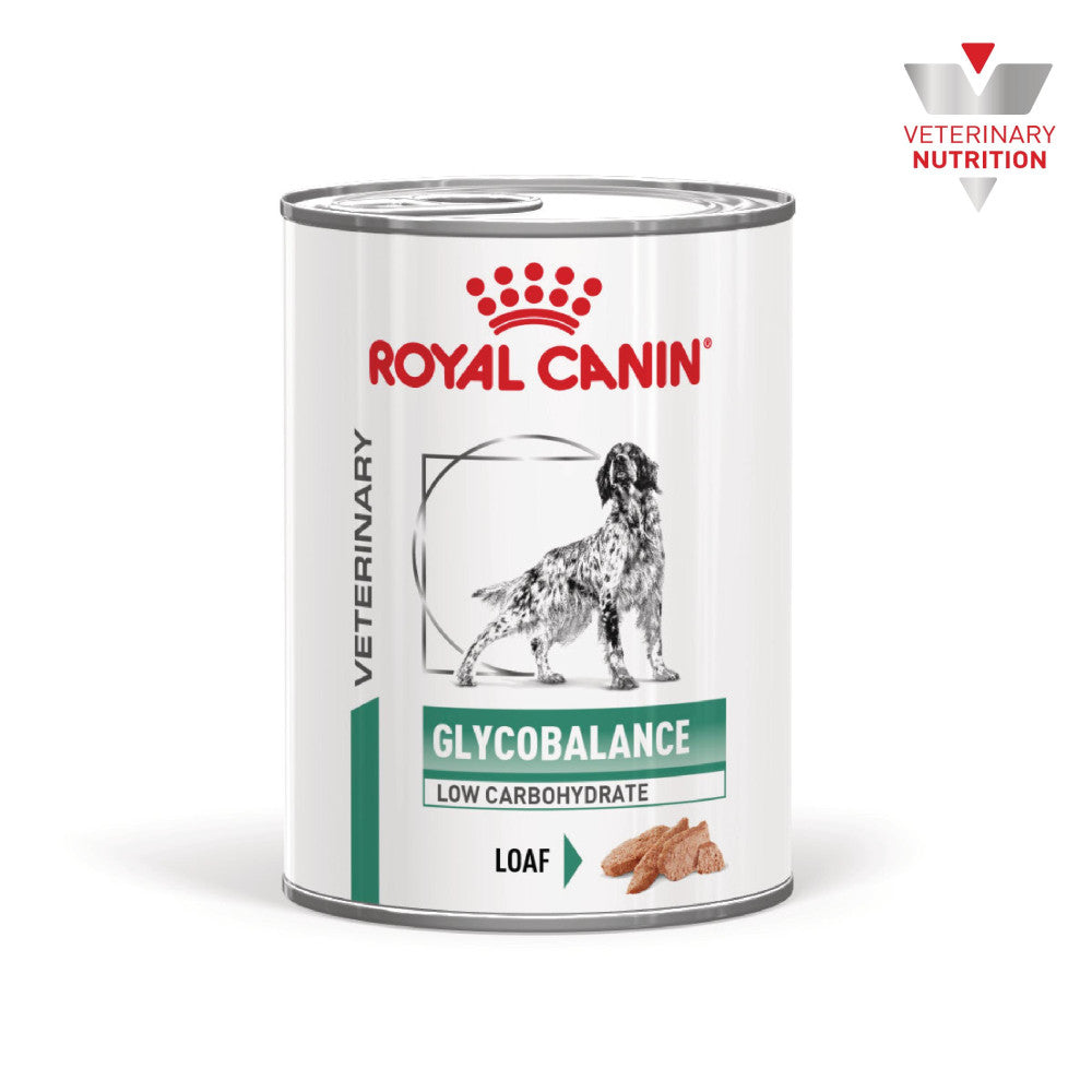 Royal Canin® Veterinary Glycobalance Cão Adulto – Alimento Húmido para Diabetes com Baixo Teor de Hidratos de Carbono