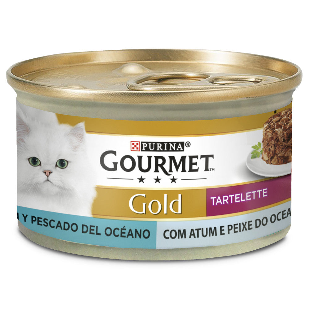 Gourmet Gold Duo Tartelette for cat - Tuna and ocean fish