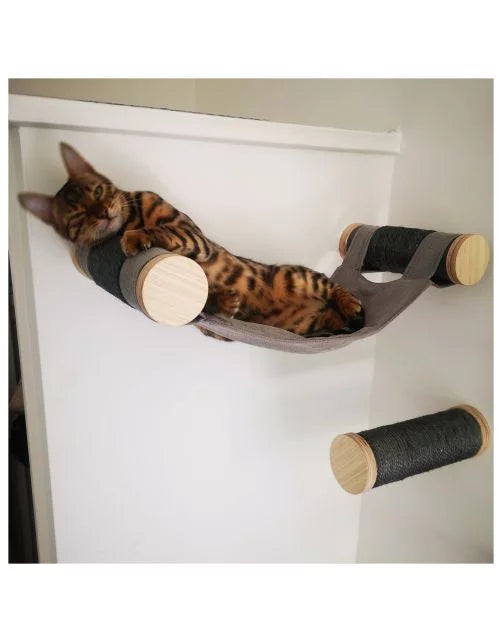 AFP Plataforma Skywalk Scratcher Hammock com Arranhador