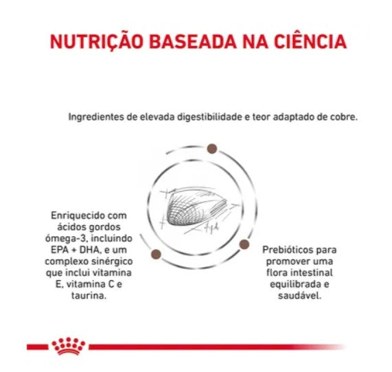 Royal Canin® Veterinary Hepatic HF 16 – Ração Dietética para Cão Adulto