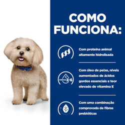 Hills Prescription Diet z/d  Canine Mini - Ração seca para cão pequeno com sensibilidade alimentar