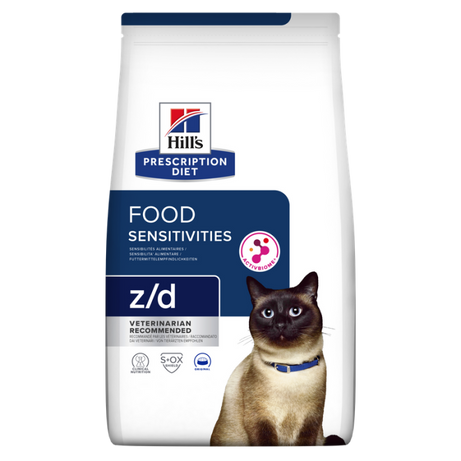 Hills Prescription Diet Food Sensitivities Feline z/d  1,5 kg - Ração seca para gato com sensibilidades alimentares