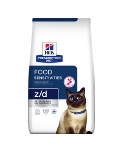 Hills Prescription Diet Food Sensitivities Feline z/d  1,5 kg - Ração seca para gato com sensibilidades alimentares