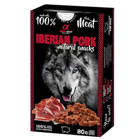 Alpha Spirit Natural Snack - Iberian Pork 80g