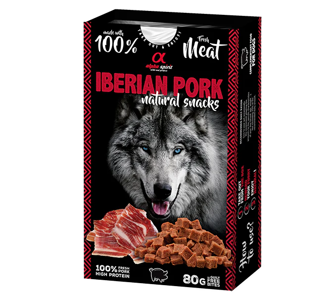 Alpha Spirit Natural Snack - Iberian Pork 80g