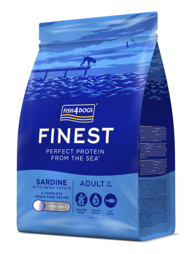 Fish4Dogs Finest Dry Adult Sardine & Sweet Potato Dog Food