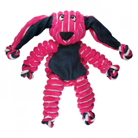 KONG Floppy Knots Rabbit Dog Toy