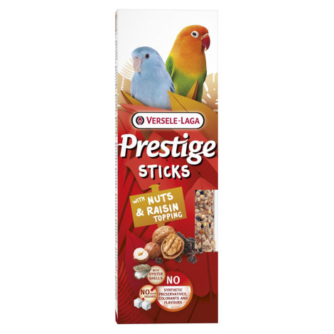 Sticks para periquitos com nozes e passas - Versele-Laga 2x30g