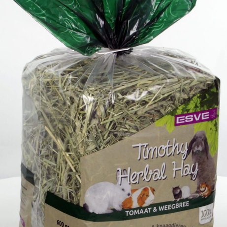 ESVE Feno Timothy Tomate & Tanchagem – 600 g