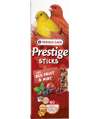 Red berries and mint sticks for canaries - Versele-Laga Prestige