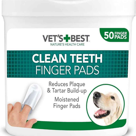 Vet's Best Oral Care Wipes for Dogs | 50ct