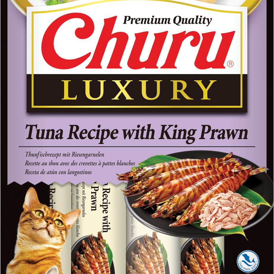 CHURU CAT LUXURY RECEITA DE ATUM COM CAMARAO REI | 4X14g
