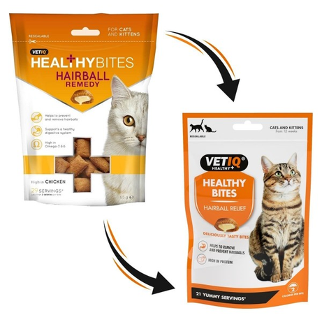 HEALTHYBITES HAIRBALL REMEDY CAT TREATS | 65G